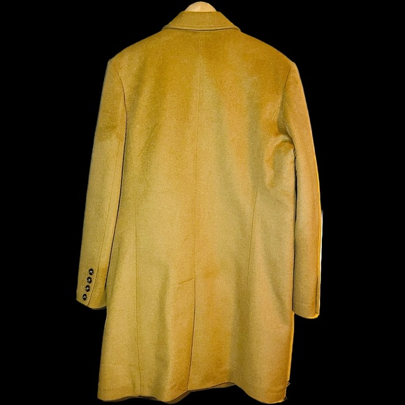Black Rivet Men's Peacoat Jacket Size Large Camel Color MSRP $350 #BK4AB151 - Picture 2 of 10
